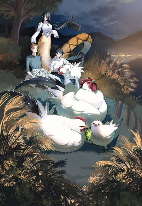 たまにはモフモフで癒される時間も必要だと思うんです🐔 