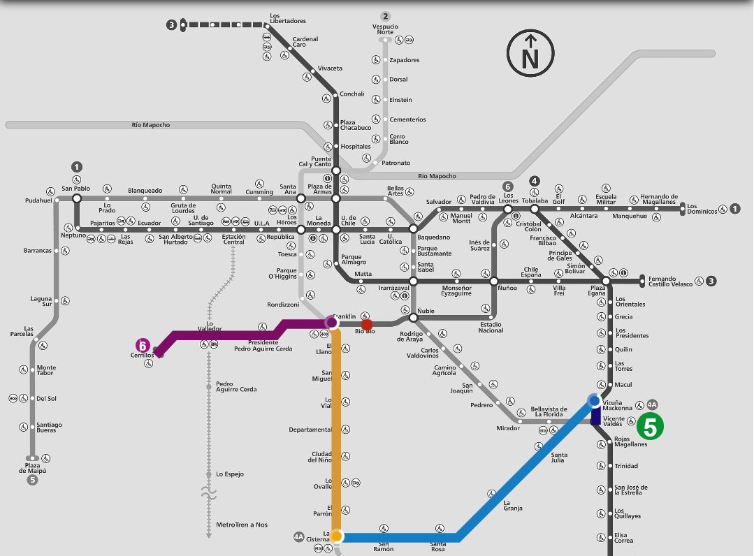 Metro de Santiago tweet media