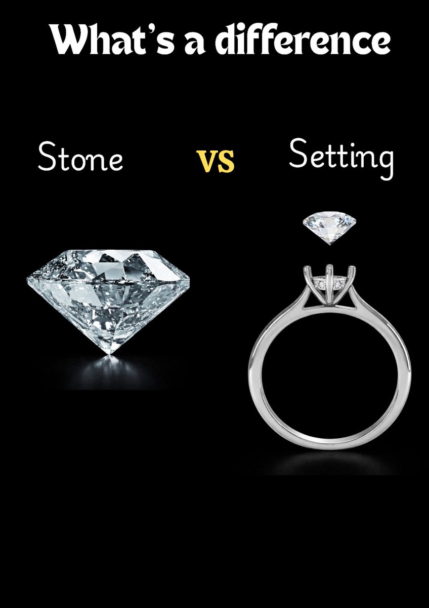 arkdiamond_'s tweet image. Stone:-
A high-quality diamond cannot compensate for a weak setting.

Setting:-
 The setting carries the stone through years of wear.

#arkdiamond #diamondknowledge #labgrowndiamond #jewelryeducation #finejewelry