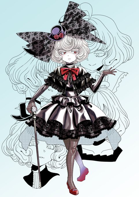 SKEBでご依頼いただいたTRPG用のキャライラスト。 5つくらい表情差分描いた中でもこの哀しみ顔が一番お気に入り。