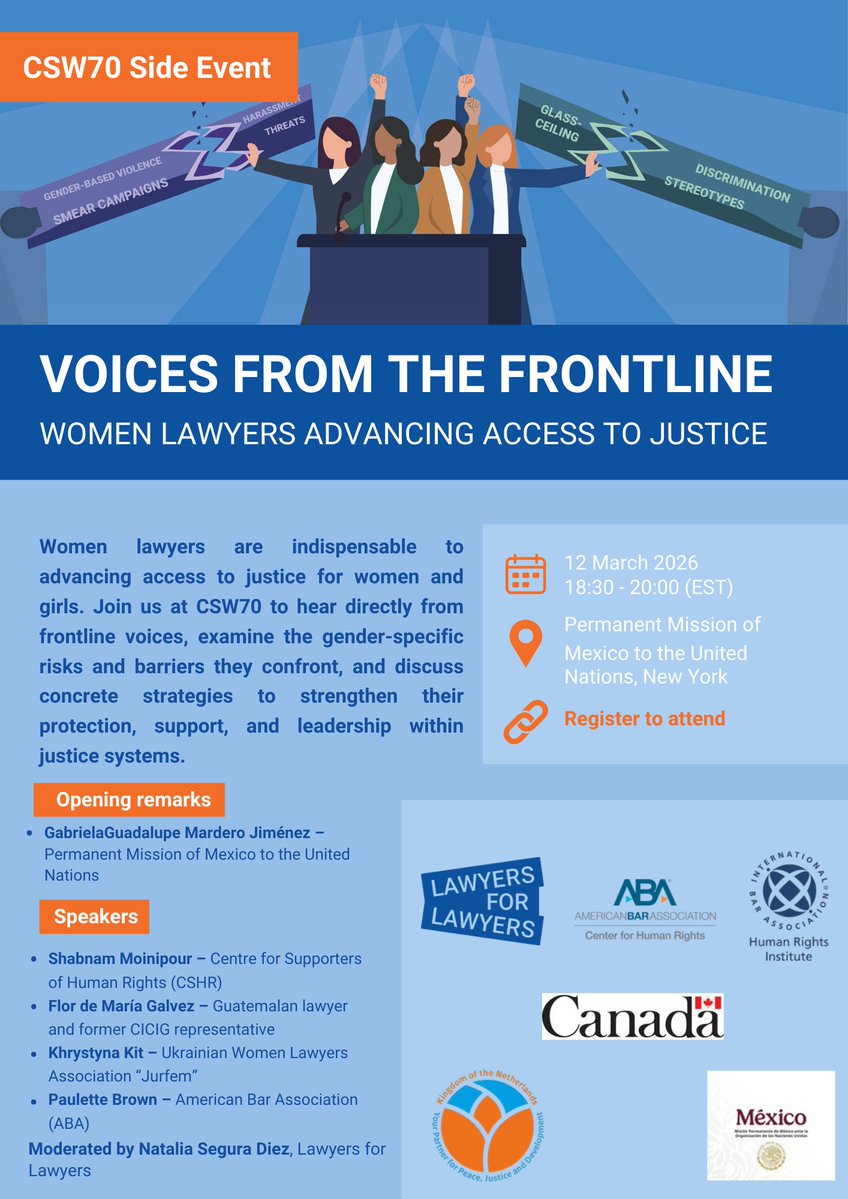 IBA's Human Rights Institute tweet media