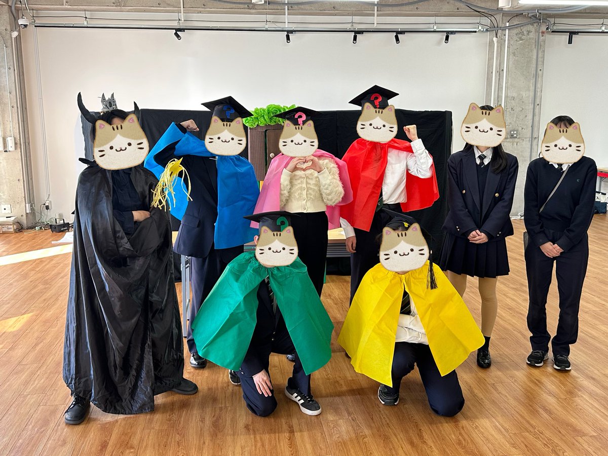 3月8日(日)高円寺イマジナス、「すぎなみサイエンスフェスタ」で『進め！科学戦隊ハテナマン』3回公演✨子どもたちの反応がかわいくて、幸せな時間でした！物理部のみなさんありがとう！