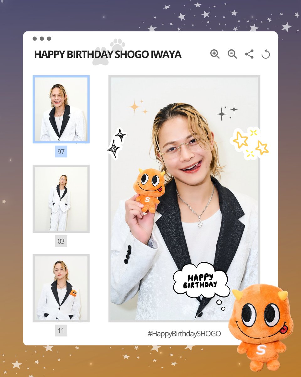𝐇𝐚𝐩𝐩𝐲 𝐁𝐢𝐫𝐭𝐡𝐝𝐚𝐲
#岩谷翔吾 🎉🎂🎈

#HappyBirthdaySHOGO
#THERAMPAGE
#HappyBirthday <a href="/RMPG_ShogoIwaya/">岩谷 翔吾(THE RAMPAGE)</a>