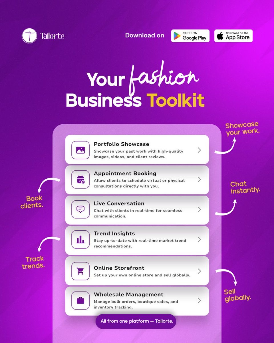 Tailorte App tweet media