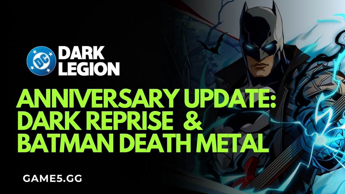 Game5HQ's tweet image. 1 year Anniversary Event in DC Dark Legion!

✅ Batman Death Metal
✅ New Event
✅ Great Krypton Rush Updates

🔗 game5.gg/dc-dark-legion…

#MobileGamer #DCDarkLegion