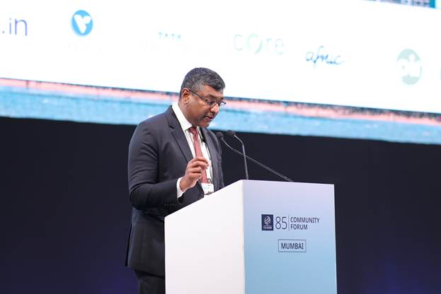 PIB_India's tweet image. ICANN85 in Mumbai highlights collaboration to strengthen a secure and resilient internet 

➡️ ICANN85 Community Forum, organized by the Internet Corporation for Assigned Names and Numbers (#ICANN) and hosted in collaboration with the National Internet Exchange of India (#NIXI)