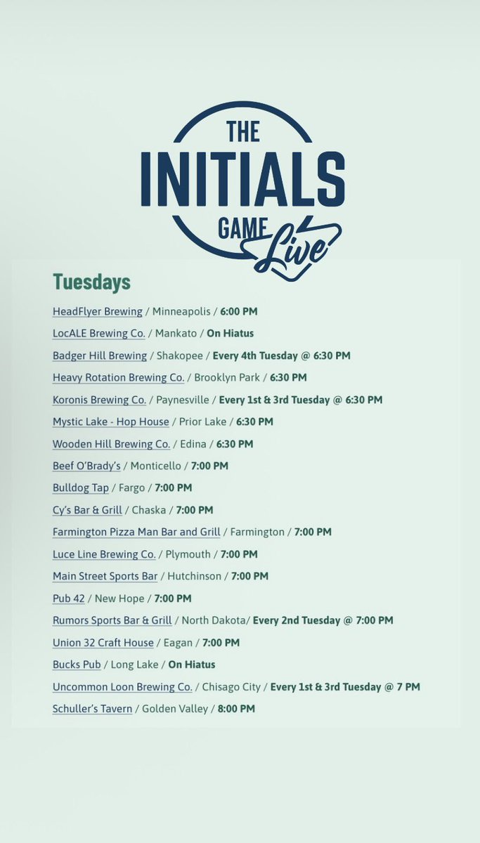 The Initials Game tweet media