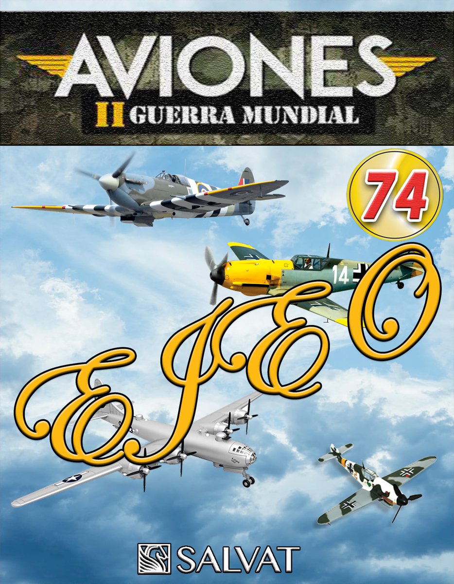 distribuidoejeo's tweet image. Ya tenemos a la venta el nuevo fascículo de la colección de "Aviones Segunda Guerra Mundial"

De $389.90 queda en $370

Fecha límite para recoger su producto, Sábado 14 de Marzo de 2026

#DistribuidoraEjeo #salvat #aviones #segunda #guerra #mundial