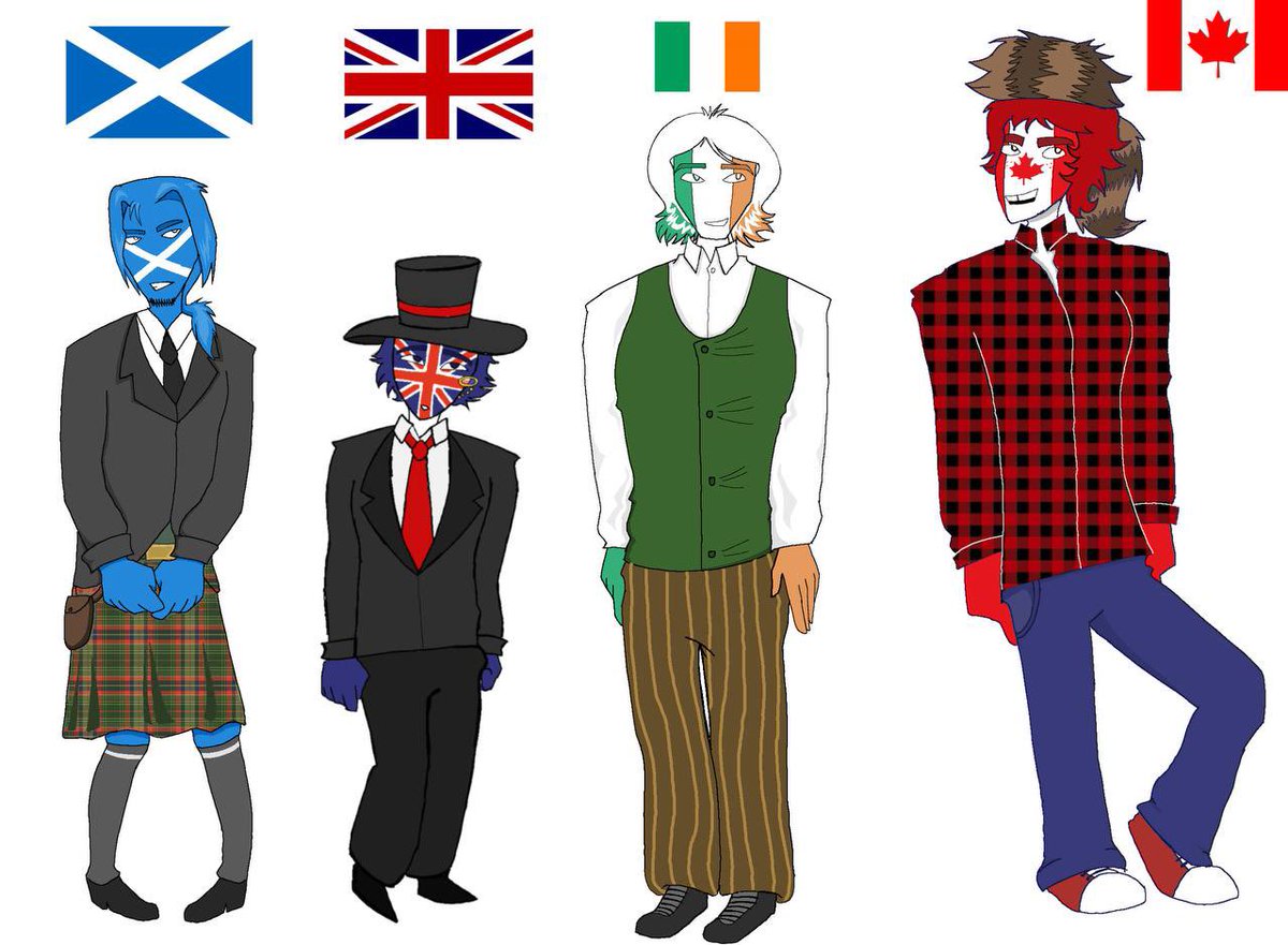 Whos the cutest…? Okay?..🫩 #CountryHumans