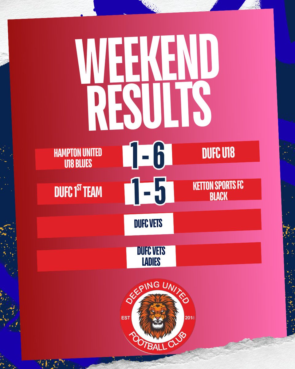 Deeping United F.C tweet media