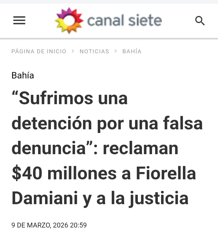 👏
Pero la Justicia tiene caras y deberían pagar de su bolsillo los responsables y ser echados xq hubo desidia.
Y la psicópata a la q zafaron cárcel,además de pagar no vi inhabilitación para cargo público. O alguien quiere este elemento?
<a href="/JMilei/">Javier Milei</a>
<a href="/CorteSupremaAR/">Corte Suprema de Justicia de la Nación</a> <a href="/PatoBullrich/">Patricia Bullrich</a>