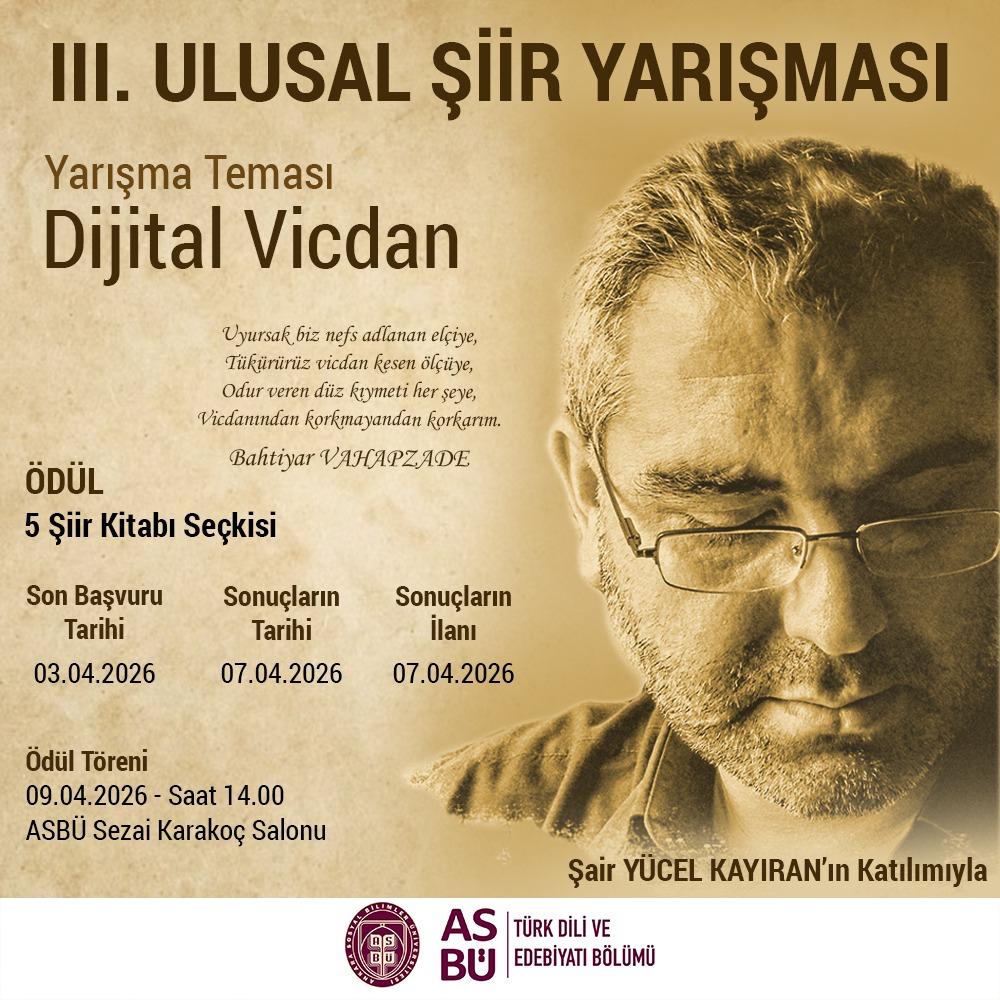 ASBÜ Türk Dili ve Edebiyatı tweet media