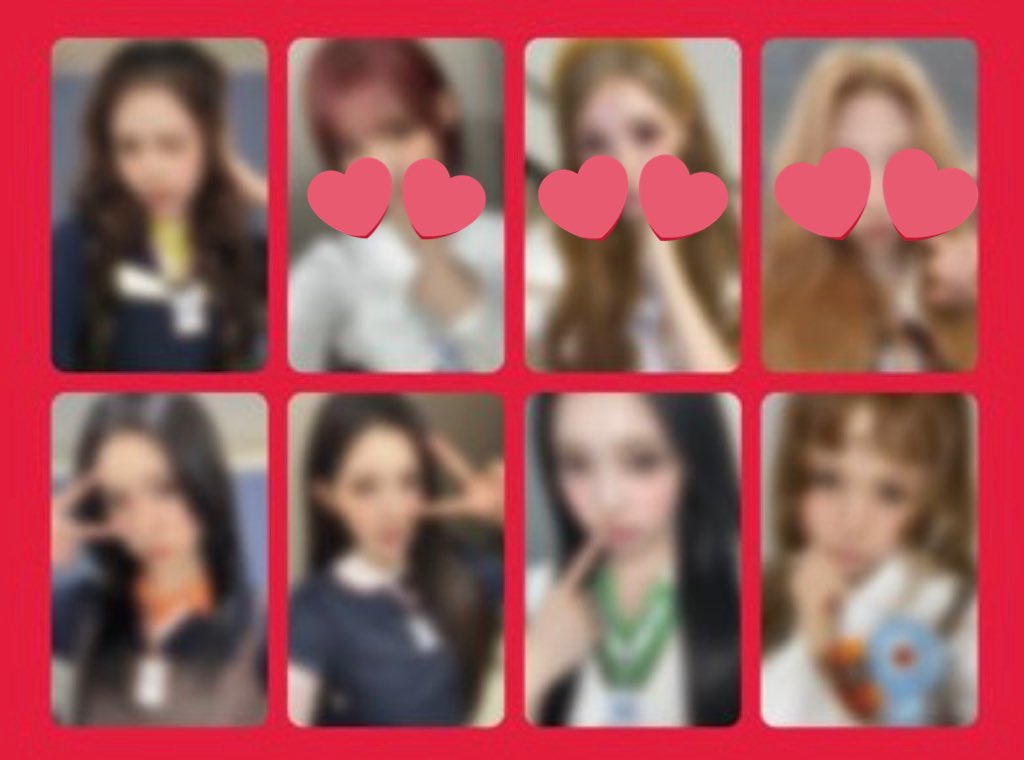 หารการ์ดรอราคาออกค่ะ 

ว่าง คาร์เมน จูอึน เอนา เยอน *อีอันขอคนสะดวกรับคู่ค่า

รับมัดจำค่า
#ตลาดนัดhearts2hearts #ตลาดนัดh2h