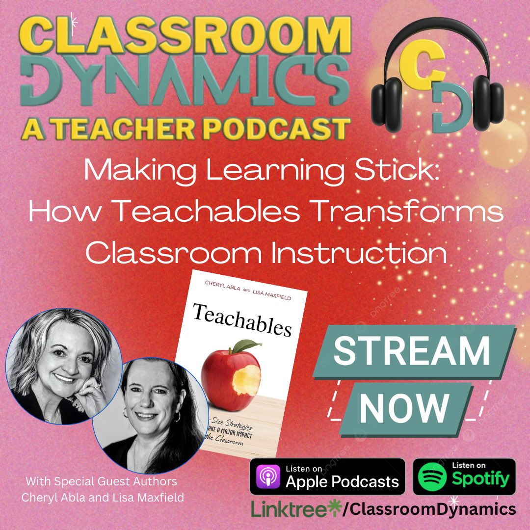 Classroom Dynamics Podcast ๐ง ๐๏ธ tweet media