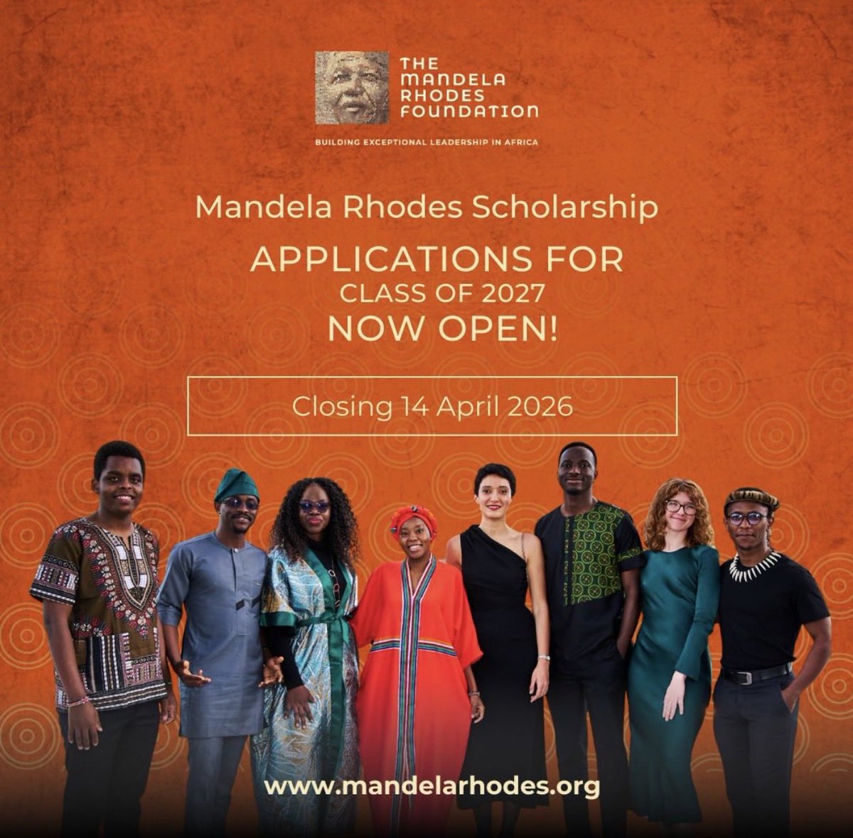 educatpost's tweet photo. Applications for the Mandela Rhodes Scholarship are open. Please check if you’re eligible and apply.

https://t.co/a4dpbRQLGq…

Good luck guys 🧡 https://t.co/BmT5NABhnL