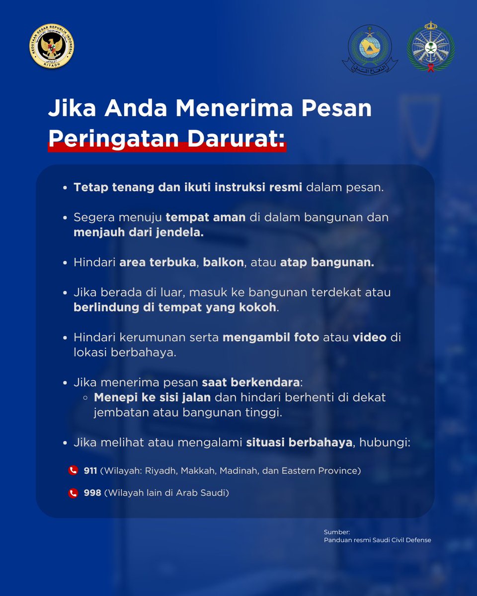 KBRI Riyadh, Indonesian Embassy in Riyadh tweet media