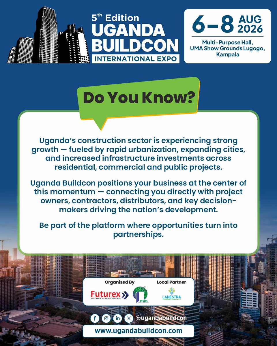 Uganda Buildcon International Expo tweet media