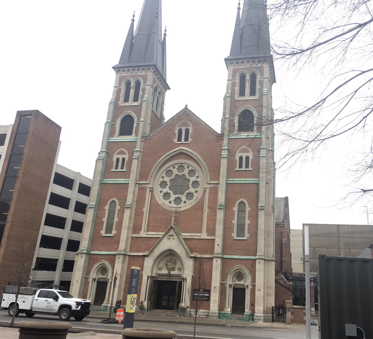 beckyyerak's tweet image. Went to Mass at @StJohnsIndy while in #Indianapolis during #NICAR26.