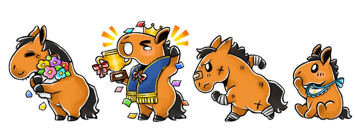 「「ぼくらのきせき」 その馬生は「奇跡」のような「軌跡」」|cryのイラスト