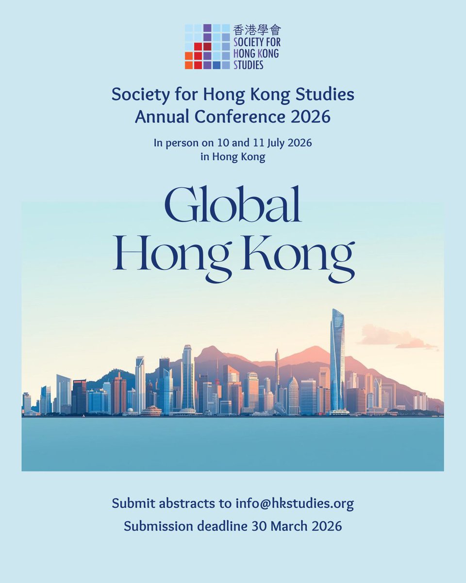 Society for Hong Kong Studies tweet media