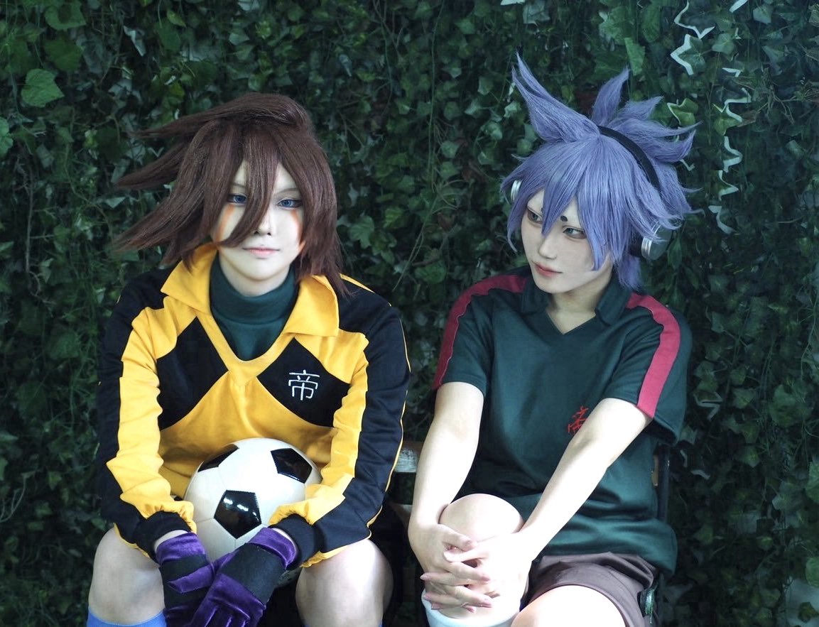Ryoma10119's tweet photo. cosplay / コスプレ
イナイレ / 源田 . 成神

センパイ〜？🤨💭 https://t.co/o1x8Y1l3bn