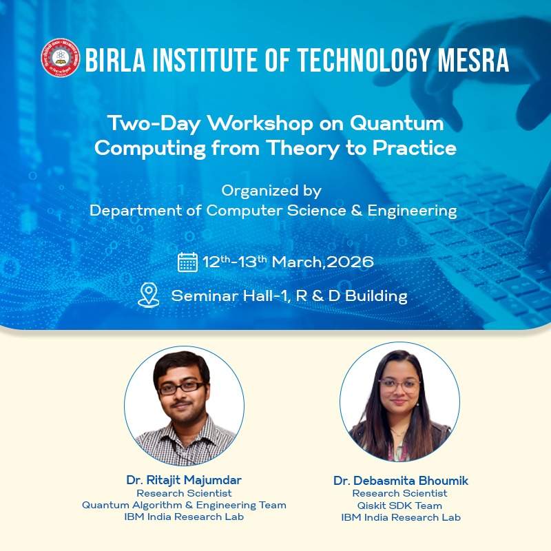 Birla Institute of Technology, Mesra tweet media
