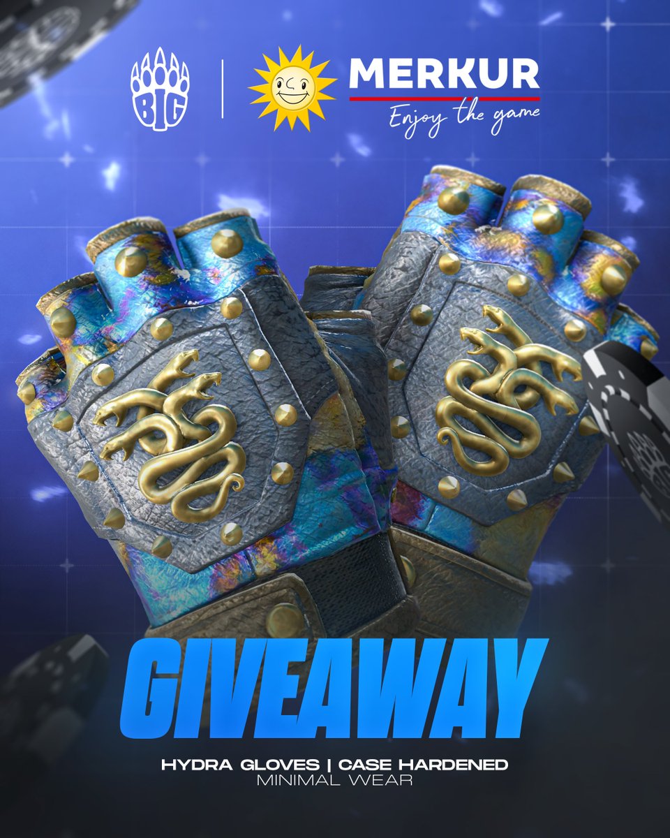 ᵂᴱᴿᴮᵁᴺᴳ
Inventory upgrade incoming with MERKUR 🌞

To enter the giveaway:
- Follow <a href="/BIGCLANgg/">BIG</a>
- Repost and Like
- Tag 2 friends

Good luck! Winner drawn March 29th.