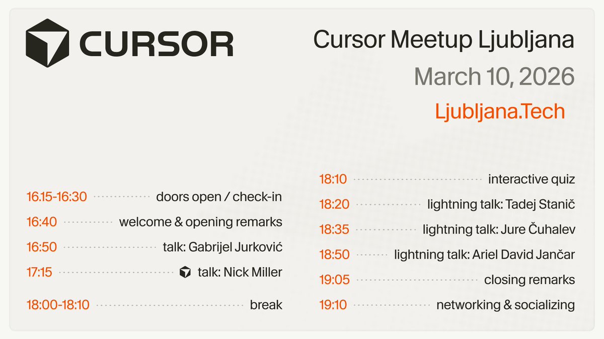 Cursor Community Slovenia tweet media
