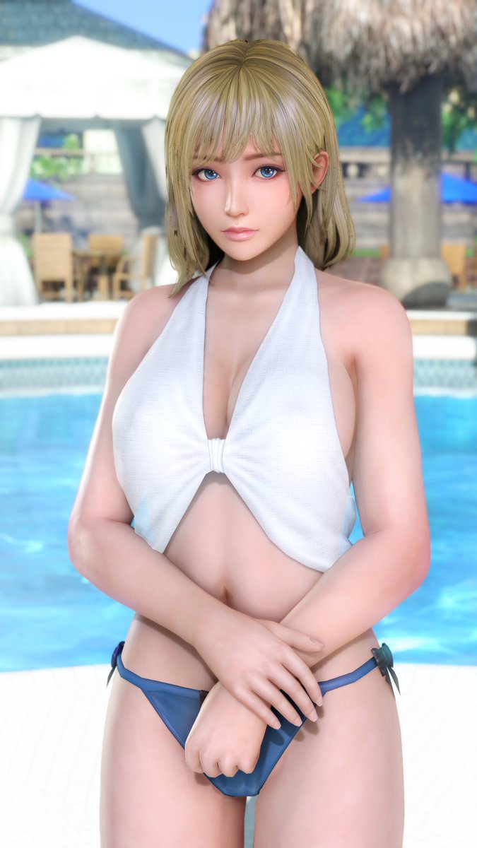 やばっ、マジでこの水着超心配なんだけどぉ～！？  
盛れすぎてヤバすぎぃ～～～！！！