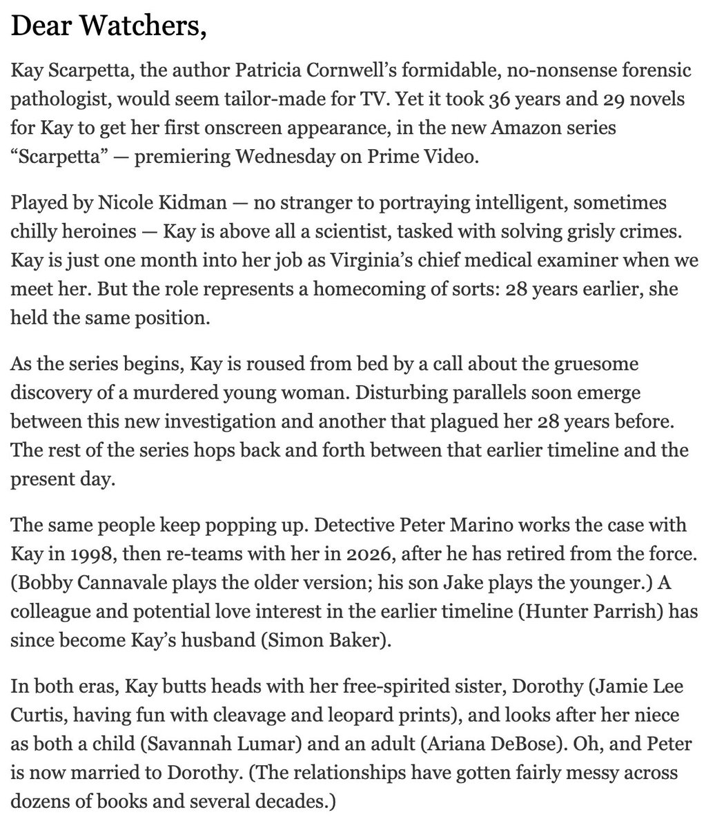 Patricia Cornwell tweet media