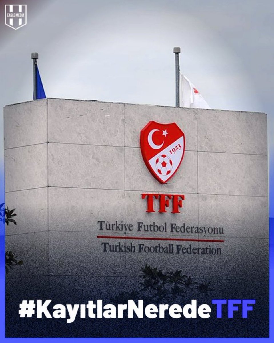 KAYITLAR NEREDE <a href="/TFF_Org/">TFF</a> ‼️

 #KayıtlarNeredeTFF