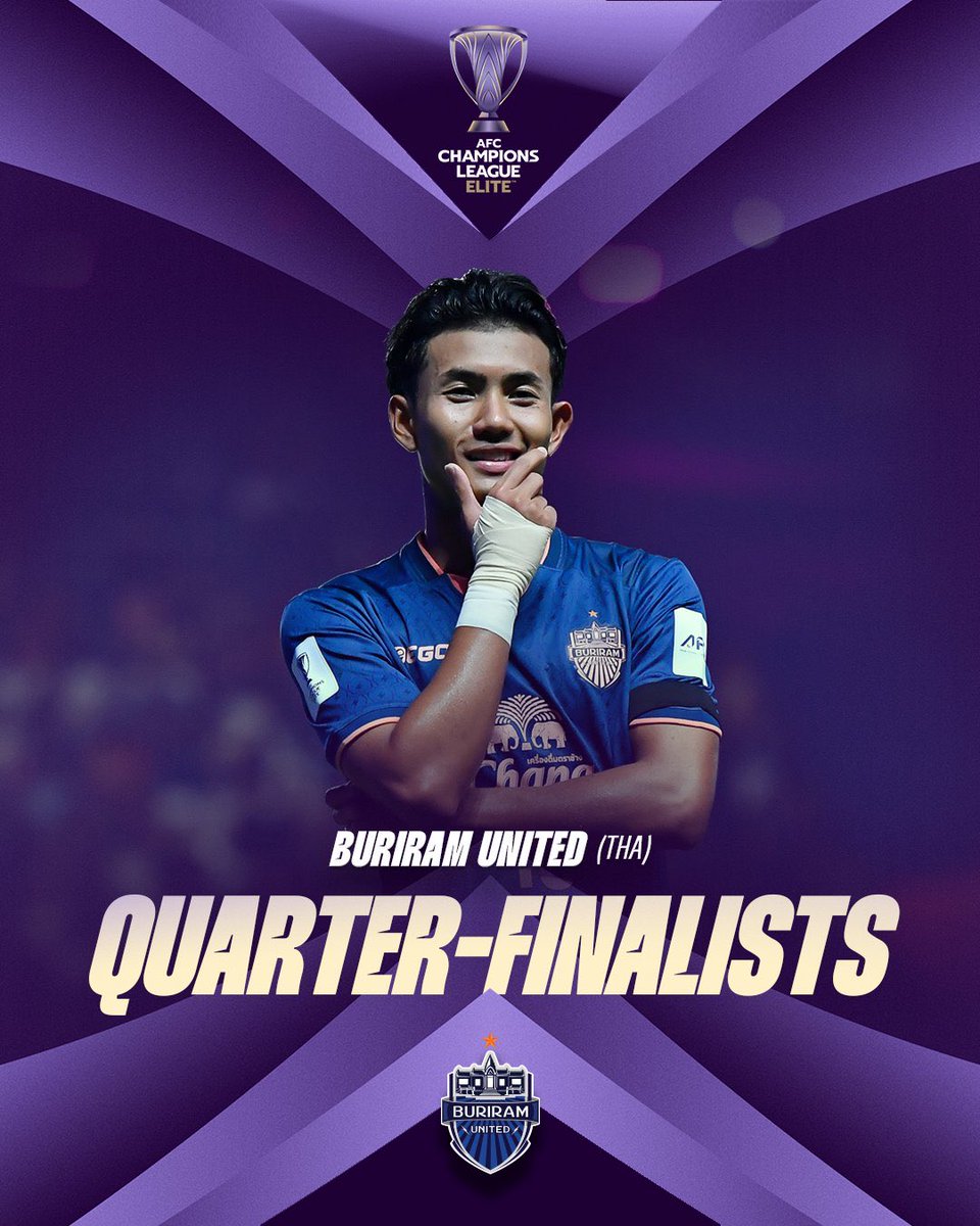 wallpassjournal's tweet photo. Be like Buriram United

❌ No fake “citizen” players ❌ No owner who loves drama and buys a Bugatti
✅ Loyal fans ✅ Well-managed club ✅ Dominant in the domestic league ✅ Back-to-back ACL Elite quarterfinalists

A truly Asia-level club 👏 https://t.co/knJfymXrOv