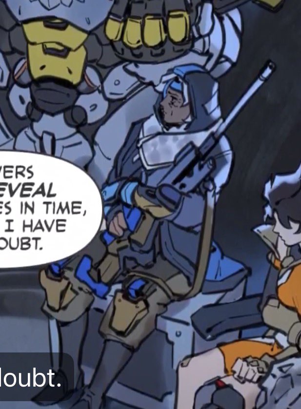reddcvre's tweet photo. @OWCavalry @AskFareeha did i miss a whole chapter??? when did Ana come back to overwatch??? 😭😭😭 https://t.co/KCTknZYIzE