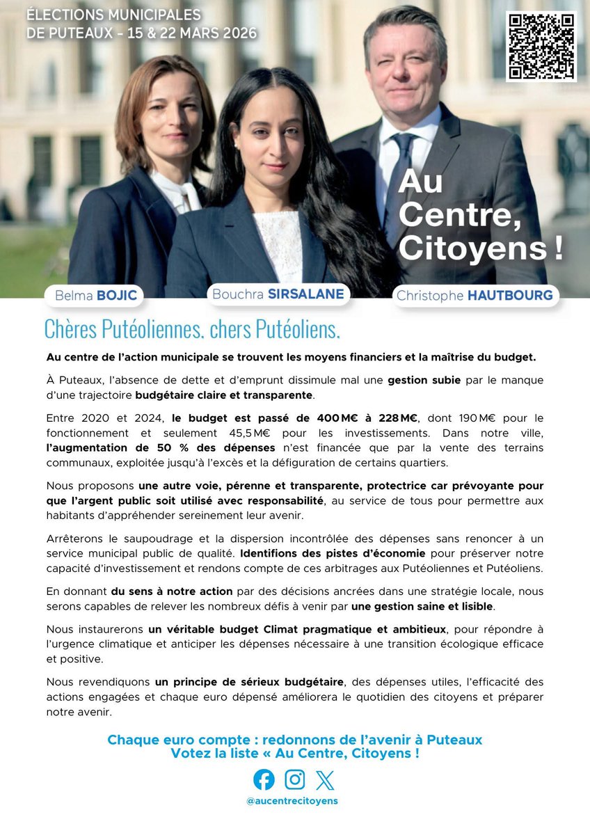 Au Centre, Citoyens ! tweet media