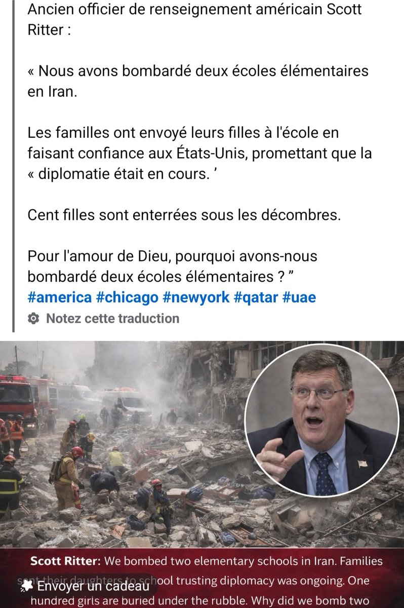 Vladimir575696's tweet photo. @YaelBRAUNPIVET @AnneCecileVio @G_GouffierVal @DelphLingemann @DubyMuller @AN_DroitsFemmes #sadique #hypocrite #perverse #demoniaque Elles avaient aussi entre 9, 12 ans, les 180 fillettes Iraniennes innocentes assassinées dans leur école...
Elles voulaient juste étudier mais les criminels génocidaires israhell USA les ont lâchement tués sur leur banc d'école.
Raclure🤮 https://t.co/uKaz5HmyGh