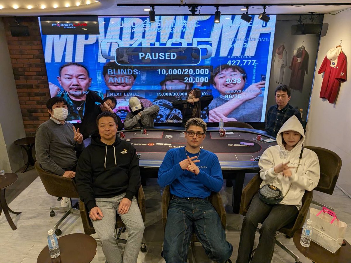 POKER LIVE OSAKA tweet media