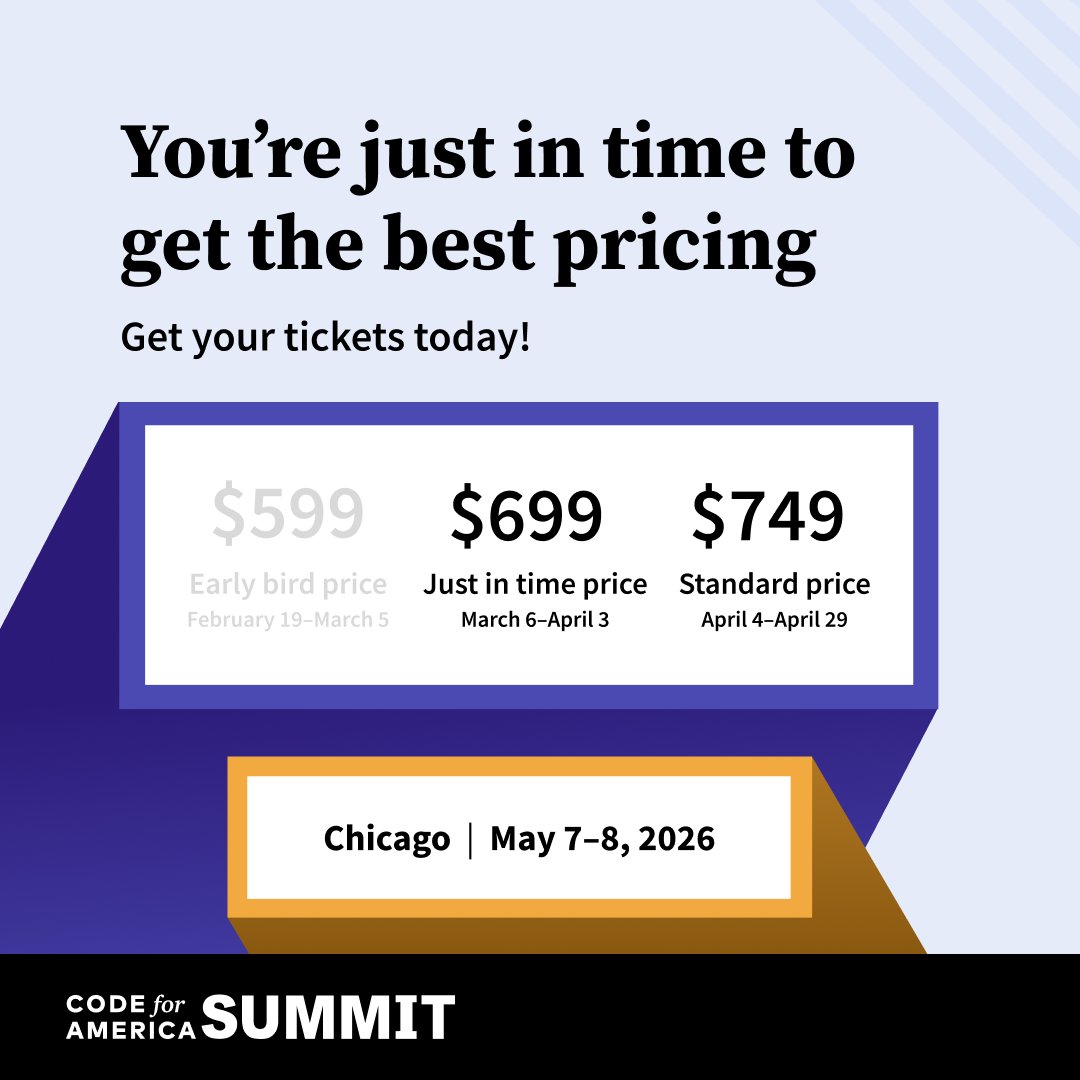 Code for America tweet media