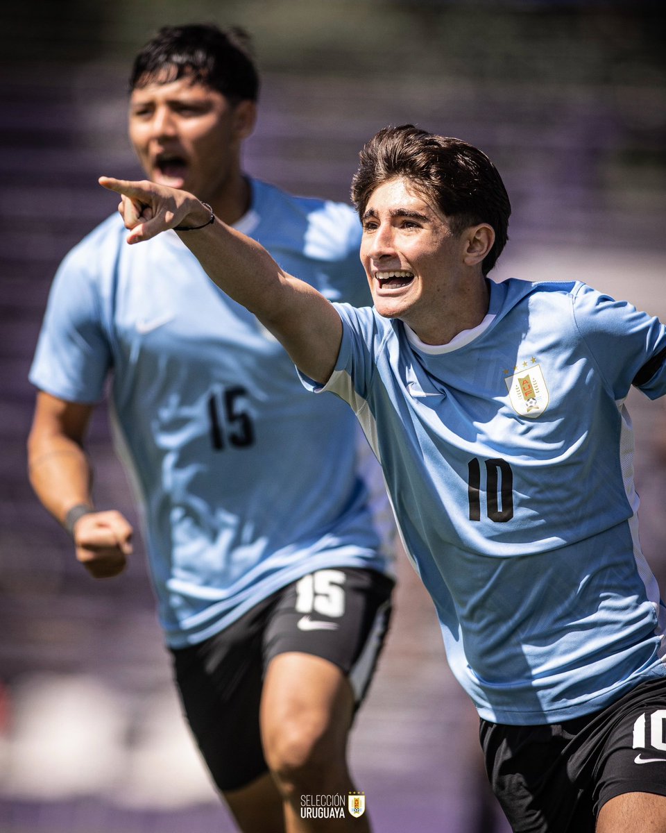 Uruguay's tweet photo. Samuel Bisogno cambió penal por gol y así la 𝘀𝘂𝗯-𝟭𝟳 venció 1-0 a Ecuador en el Estadio Luis Franzini 🩵 https://t.co/PoegizKj7t