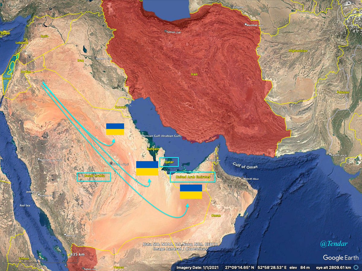Three professional drone teams from Ukraine have arrived in the Middle East in order to support efforts to neutralize Iranian drones. The first 3 countries being supported are Saudi Arabia, Qatar and United Arab Emirates. 

This has been confirmed by President Zelenskyy.