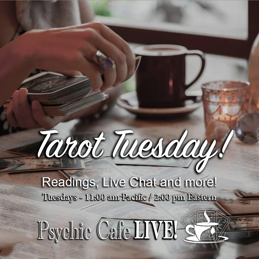 "Tarot Tuesday"! Message for The Week! youtube.com/live/vf6-DtZbL… Live Chat 💬, discussion, and Mini-Readings!
☕️🤠🌵🎙️ #Psychic Cafe Live - The #Tarot Guild