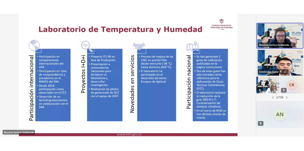 Instituto Nacional de Metrología - INM de Colombia tweet media