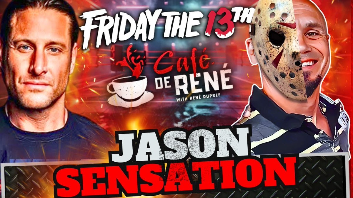 Cafederene's tweet photo. Cafe de Rene Friday the 13th Return of Jason! @Jasonsensationx 
https://t.co/js42oqGjDQ
#prowrestling #wwe #wrestling #aew #nxt #smackdown #wweraw #njpw #raw #wrestlemania #indywrestling #prowrestler #professionalwrestling #wwf  #ViralVideos #ecw #cafederene https://t.co/r81tkqohXC