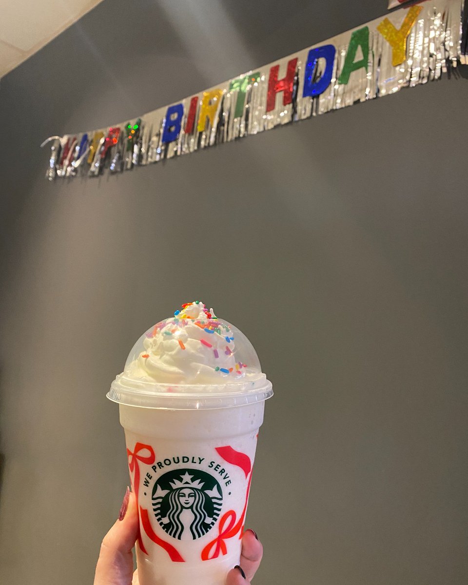 🎁🎶 Happy Birthday to you, Happy Birthday to You 🎶🎁

With this month's featured drink, you will be celebrating like it is your birthday all month long! 

This Birthday Cake Frappuccino tastes just like your favorite cake - sprinkles and all!🎂

See you soon at The Beanery!