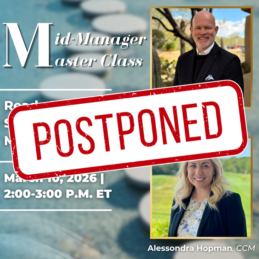 Club Management Association of America tweet media