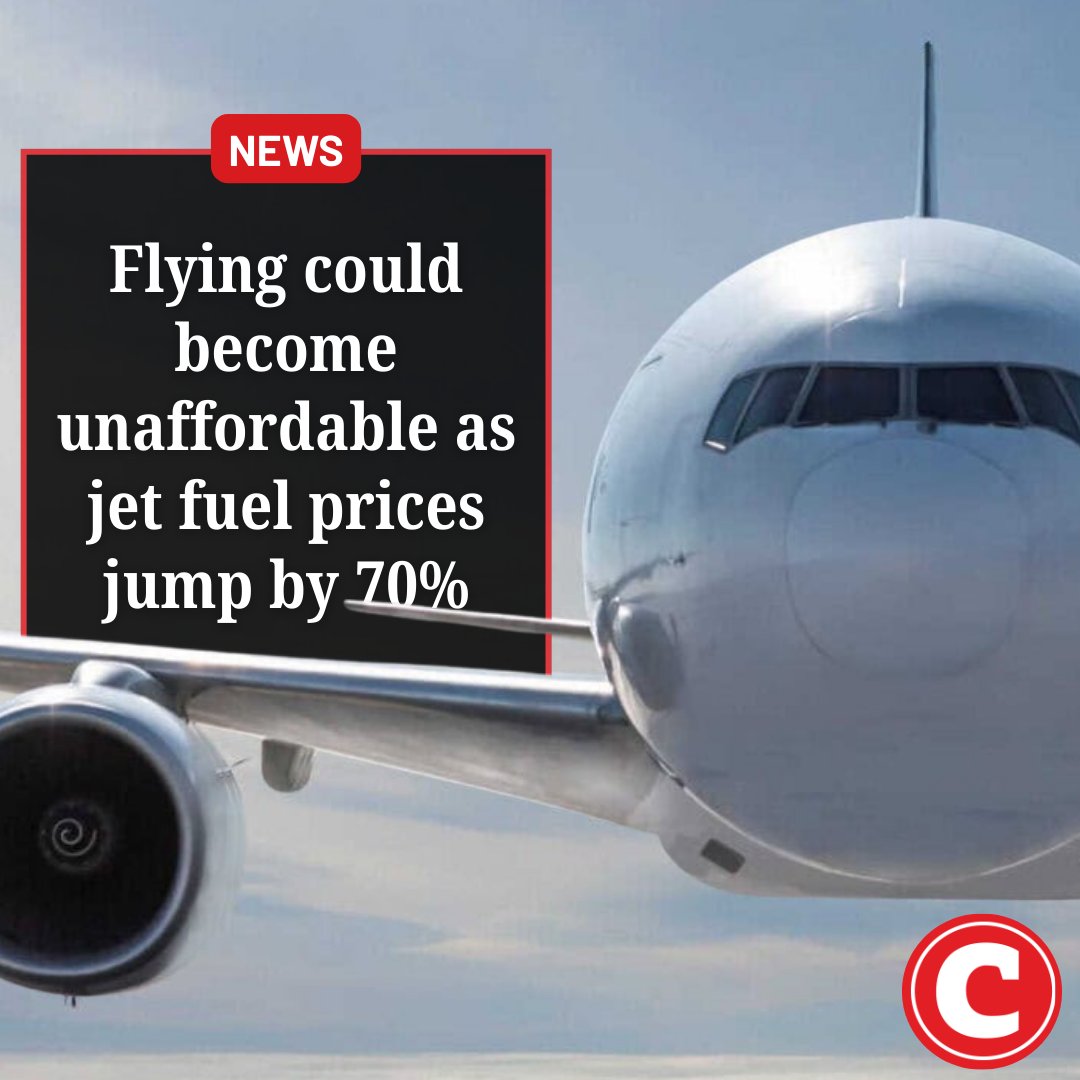 TheCitizen_News's tweet photo. South African travellers must brace themselves for potential massive spikes in air ticket prices. This after #JetA1Fuel prices rocketed week on week with hikes of up to 70% at two of South Africa’s three major airports.
#Airfare #TheCitizenNews
Read more ⬇️
https://t.co/gj6JyAS3Wa