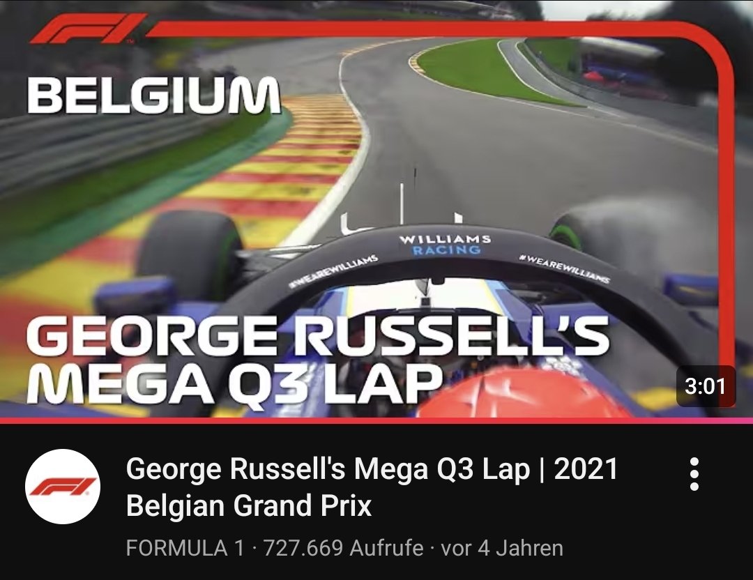 "george russell can only perform in a dominant car" 

loud and WRONG.