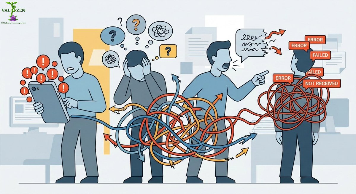 Val_et_Zen's tweet photo. Dans beaucoup d’entreprises, la communication est omniprésente… Mais pas toujours efficace.

Infos mal transmises, consignes floues, malentendus entre services.

👉 Quand l’information circule mal, l’organisation se fragilise.

#Communication #Entreprise #Management #QVT https://t.co/UF9jMqhcOa