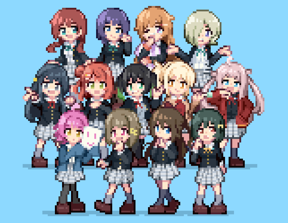 hira_32768's tweet photo. 🌈ドット絵 https://t.co/tBjHdaQTXw