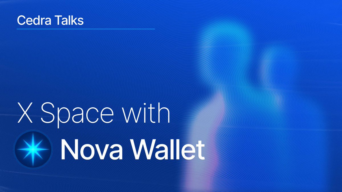 AMA анонс 🎙

Cedra проведе AMA з розробниками <a href="/movenovawallet/">Nova Wallet</a> та <a href="/novastackdev/">Nova Ecosystem</a>.

Поговоримо про бета-запуск Nova Wallet, почуємо відгуки команди з перших тестувань, обговоримо над чим вони працюють зараз та що планують далі.

Коли: п’ятниця, 13 березня, 15:00 UTC

Долучайтесь до