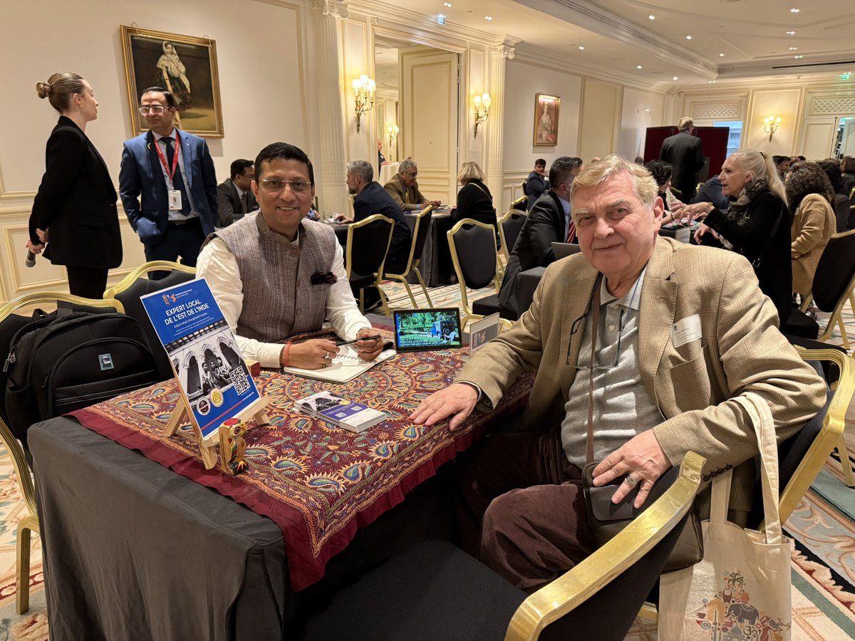 ITSdebjit's tweet photo. From Paris to Chandannagar — reviving a 400-year connection.
At the Namaste India Roadshow in Paris, sharing Bengal’s French legacy and building new partnerships to promote the Bengal Heritage Trail and Eastern Himalayan journeys. 🇫🇷🇮🇳 #ExperienceBengal #incredibleIndia #ITSIndia https://t.co/g4p58ZbjZs